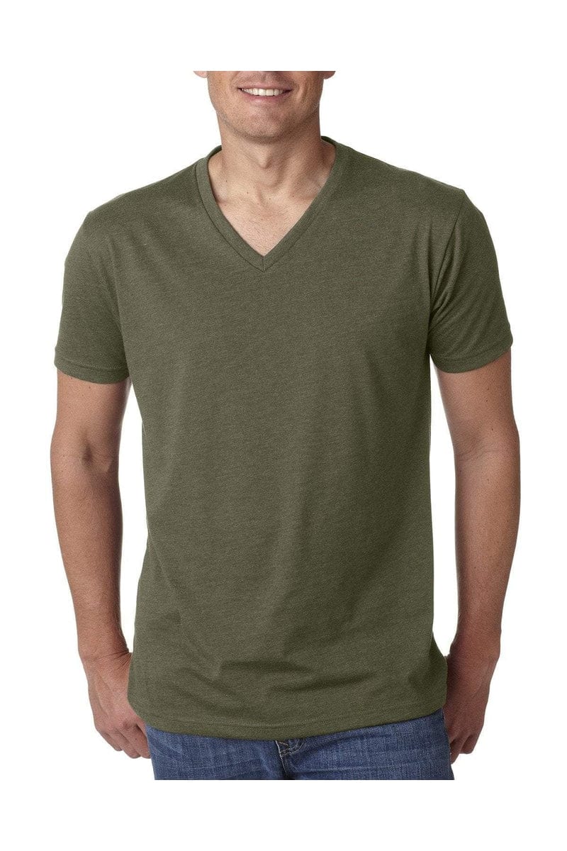 Next Level 6240: Men's CVC V-Neck T-Shirt in 