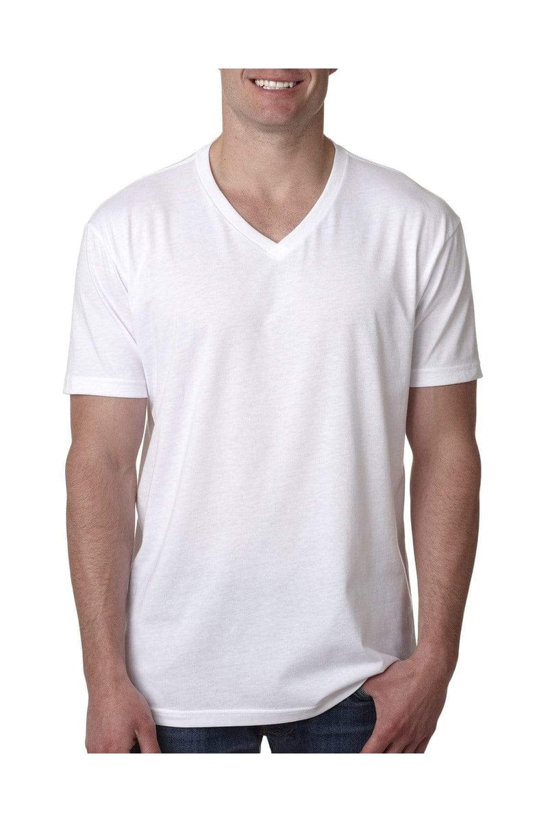 Next Level 6240: Men's CVC V-Neck T-Shirt in 