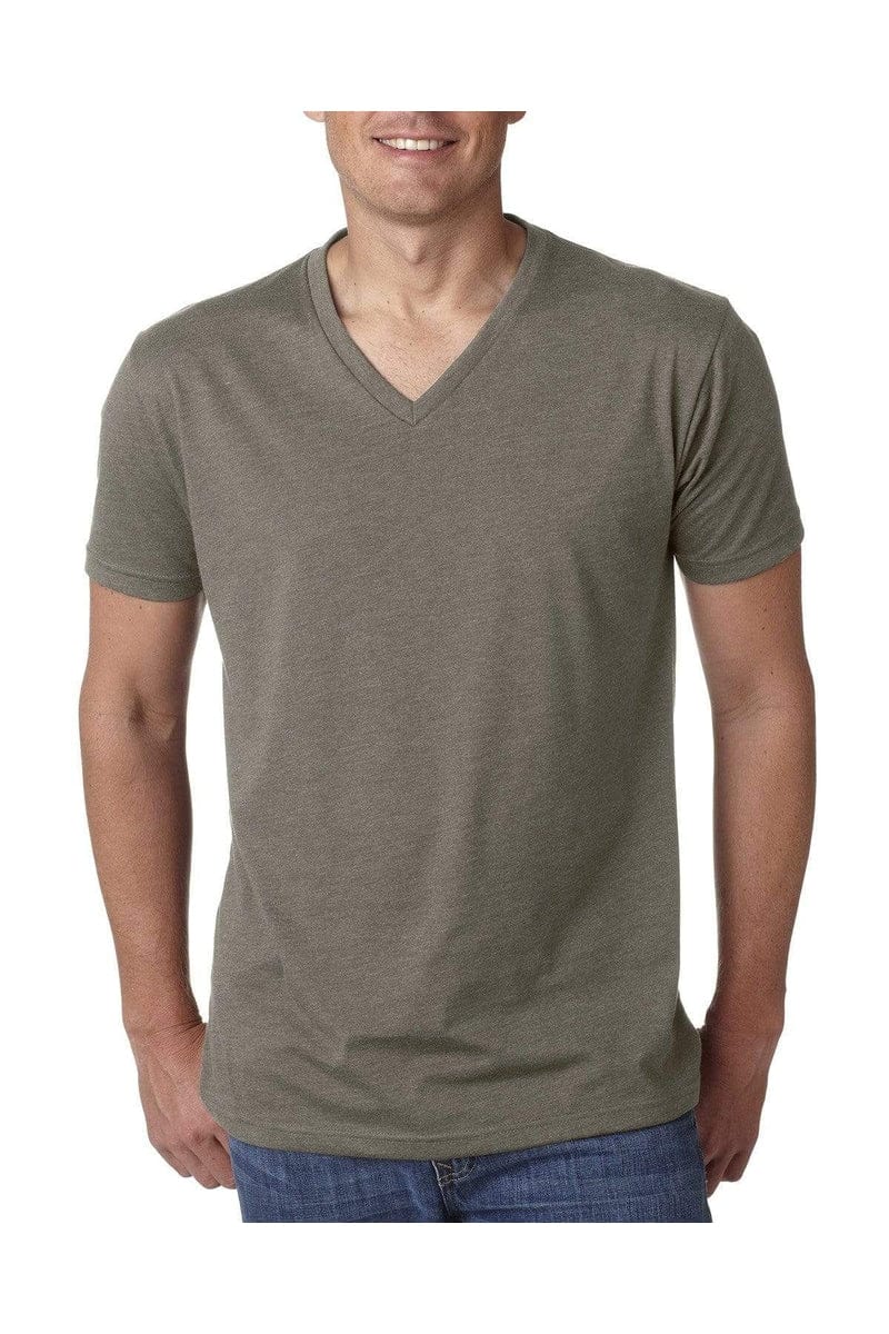 Next Level 6240: Men's CVC V-Neck T-Shirt in 