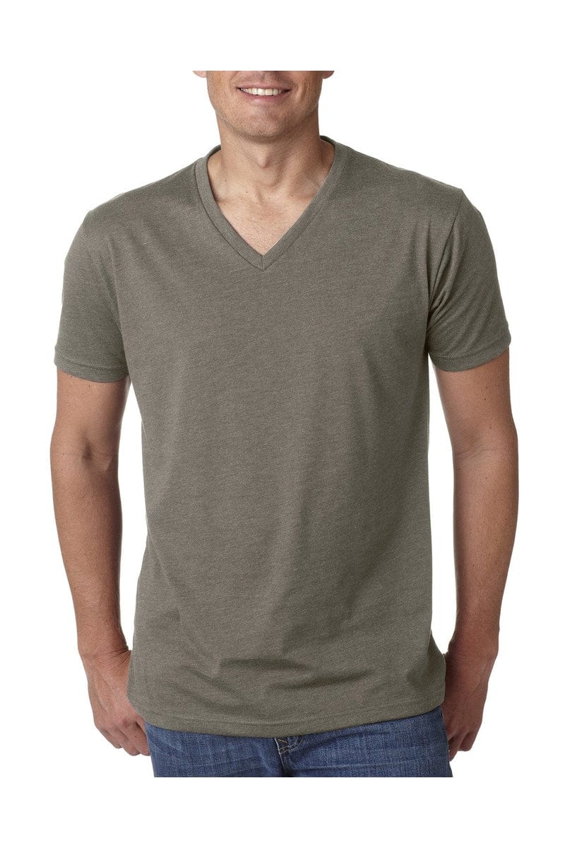 Next Level 6240: Men's CVC V-Neck T-Shirt in 