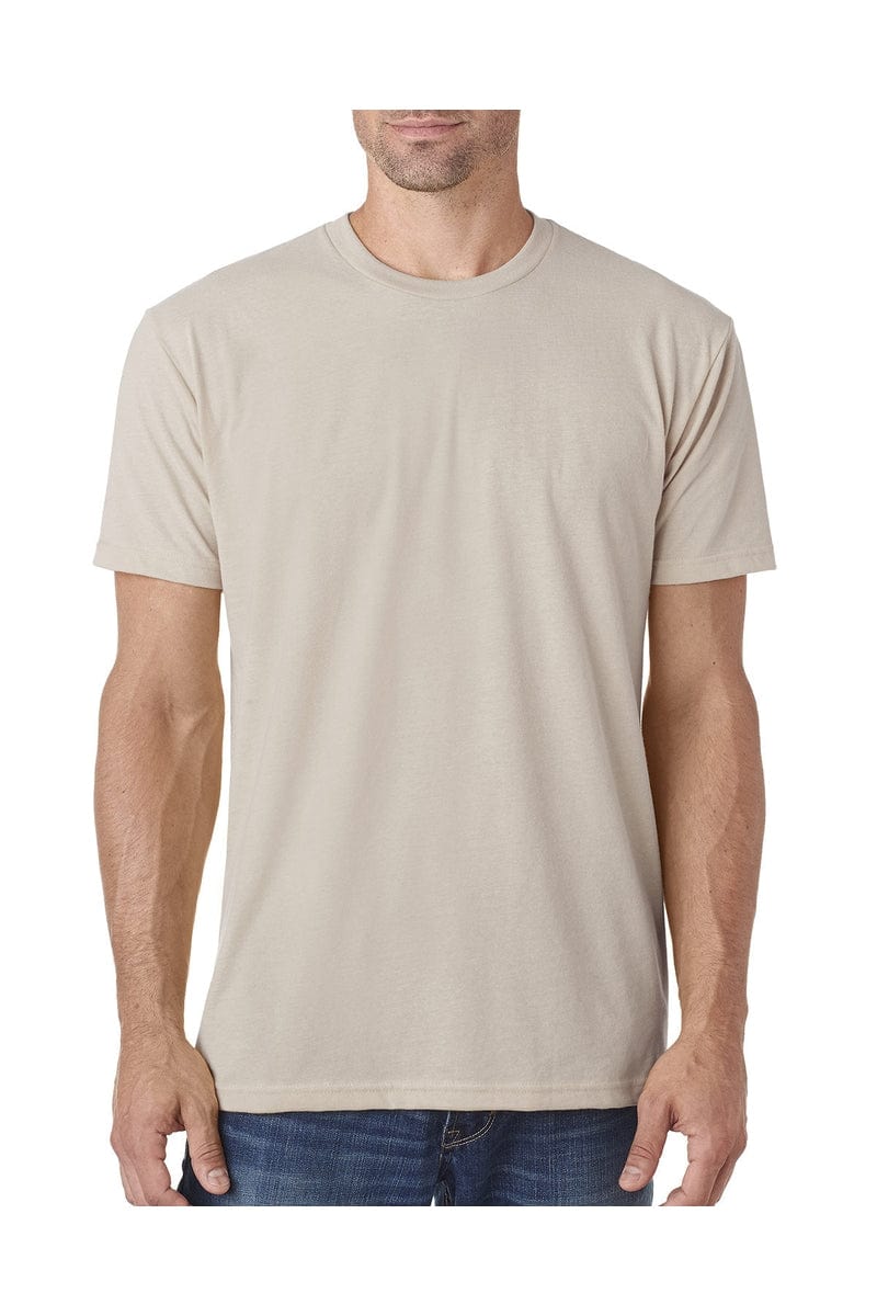 Next Level 6410: Men's Sueded Crew Tee in Sand