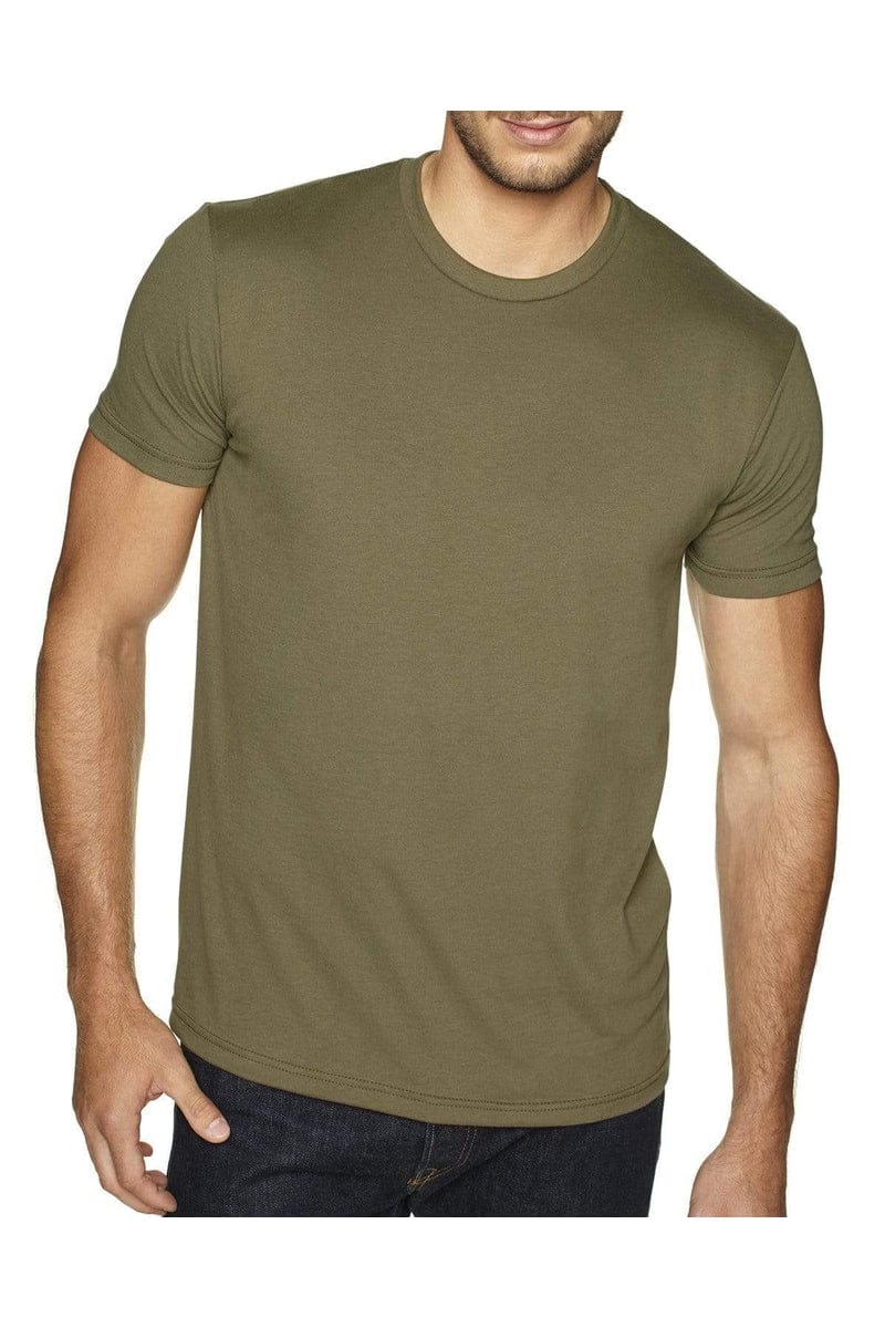 Next Level 6410: Men's Sueded Crew Tee in 