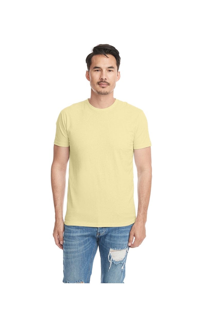Next Level 6410: Men's Sueded Crew Tee in Natural
