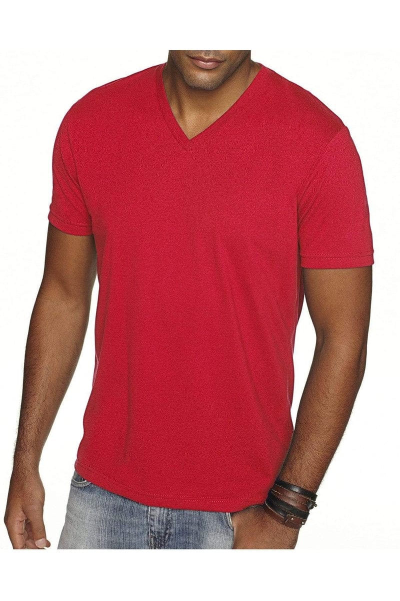 Next Level 6440: Men's Sueded V- Neck T-Shirt in 