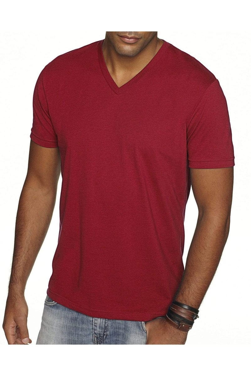 Next Level 6440: Men's Sueded V- Neck T-Shirt in 