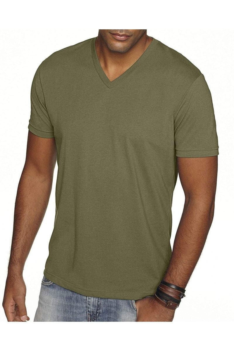 Next Level 6440: Men's Sueded V- Neck T-Shirt in 