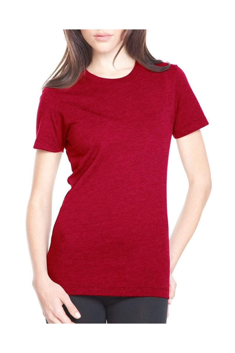 Next Level 6610: Ladies' CVC T-Shirt in Scarlet