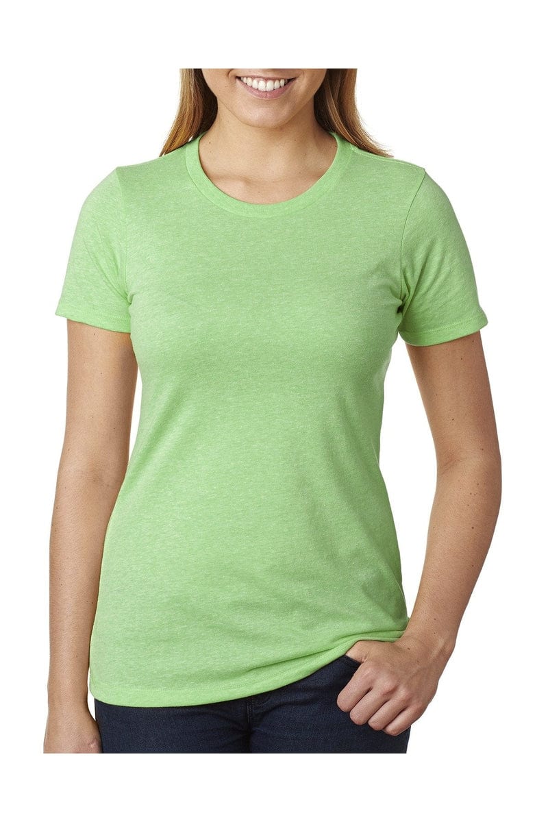 Next Level 6610: Ladies' CVC T-Shirt in Apple Green