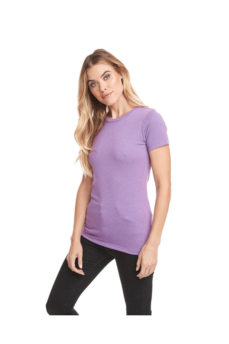 Next Level 6610: Ladies' CVC T-Shirt in Purple Berry