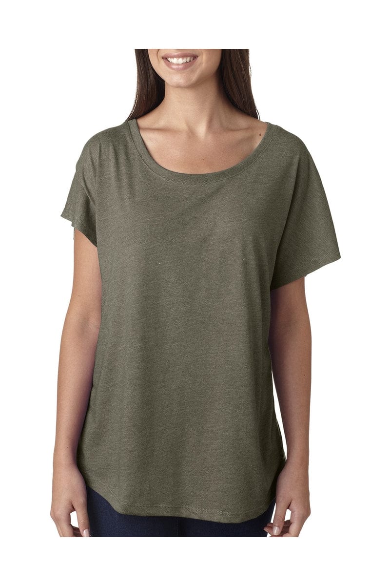 Next Level 6760: Ladies' Triblend Dolman in Venetian Gray