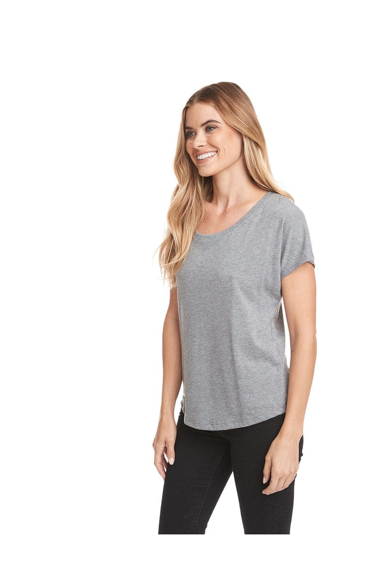 Next Level 6760: Ladies' Triblend Dolman in Premium Heather