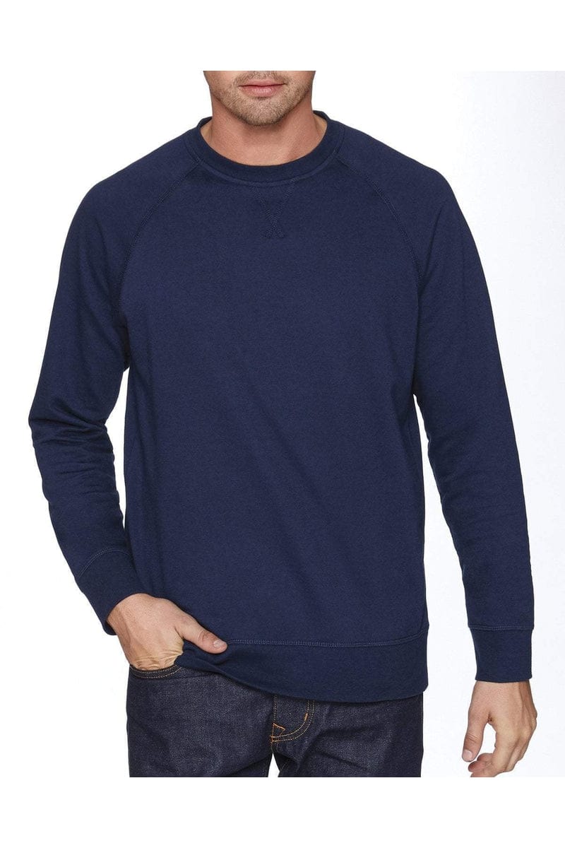 Next Level N9000 Unisex French Terry Raglan Crew in 