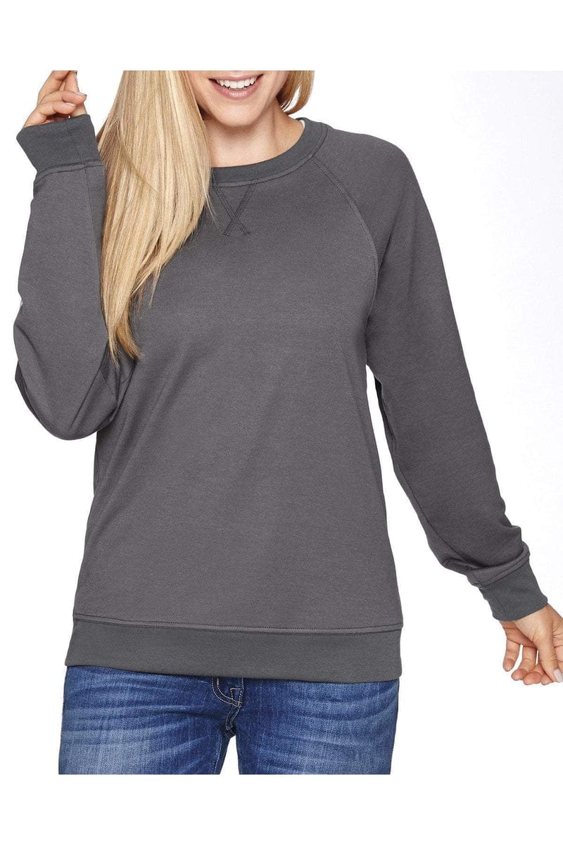 Next Level N9000 Unisex French Terry Raglan Crew in 