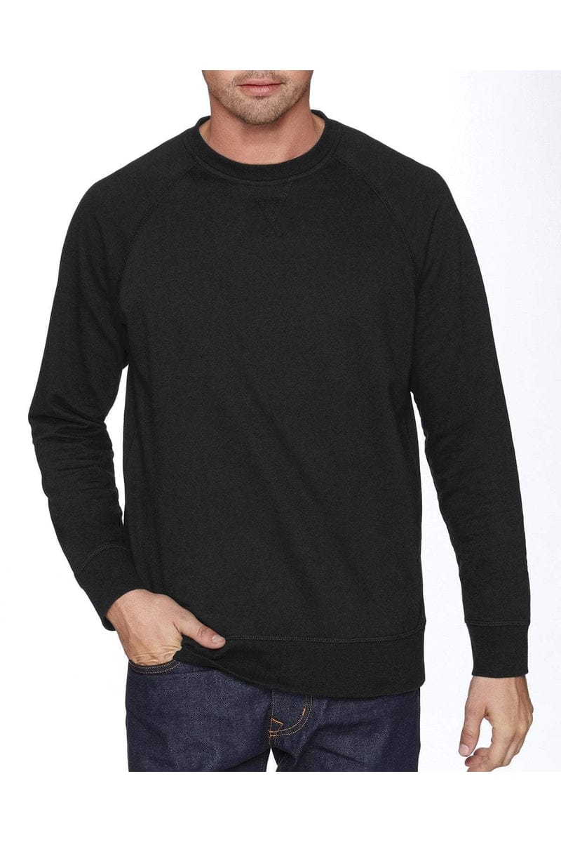 Next Level N9000 Unisex French Terry Raglan Crew in 