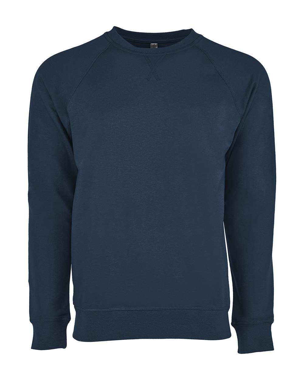 Next Level 9000 Unisex Laguna Raglan Crewneck Sweatshirt in Cool Blue