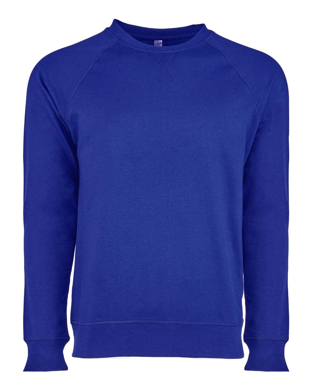 Next Level 9000 Unisex Laguna Raglan Crewneck Sweatshirt in Royal