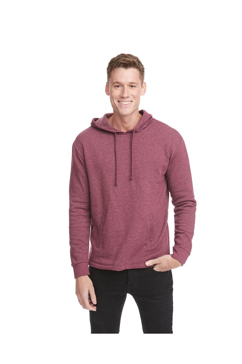 Next Level 9300 Adult PCH Pullover Hoody in Heather Maroon