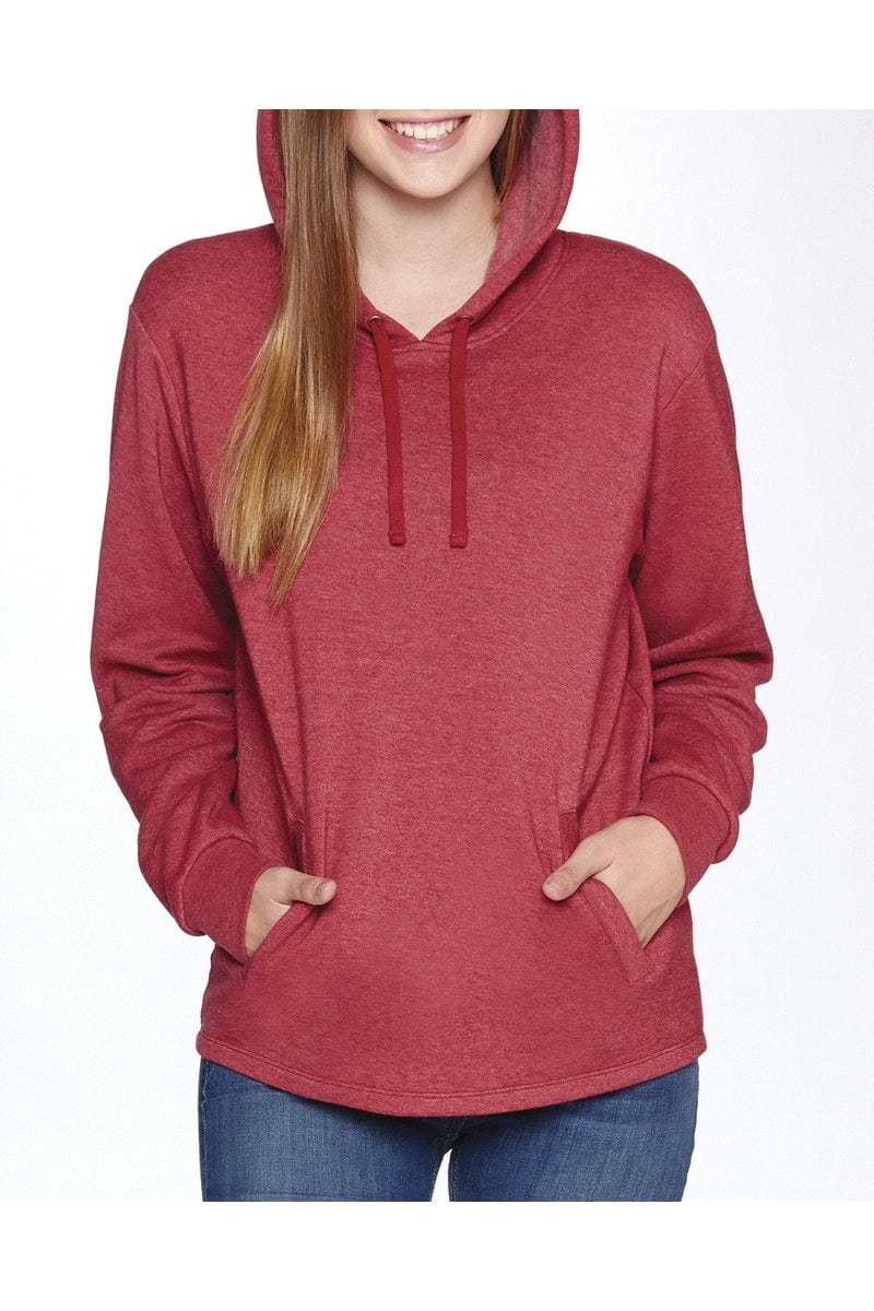 Next Level 9300 Adult PCH Pullover Hoody in Heather Cardinal