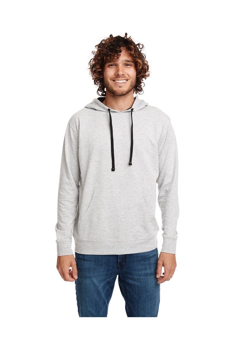 Next Level 9301 Unisex French Terry Pullover Hoody in Hthr Grey/ Black