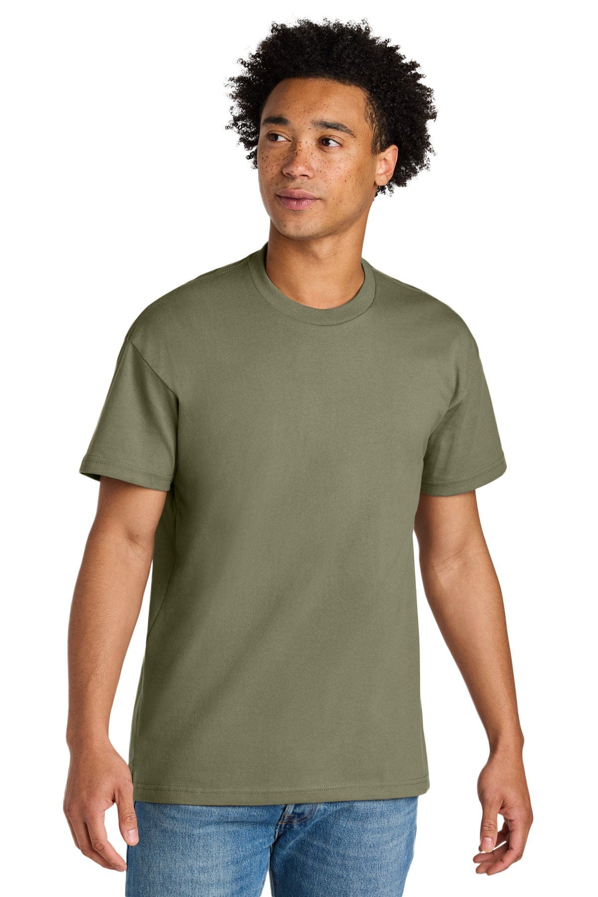 Next Level Apparel Heavyweight Tee NL7200 in Light Olive