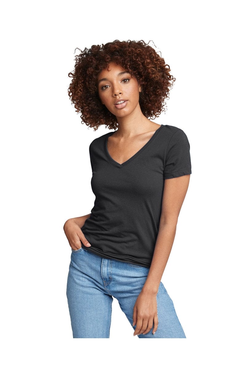 Next Level N1540: Ladies' Ideal V in Dark Gray