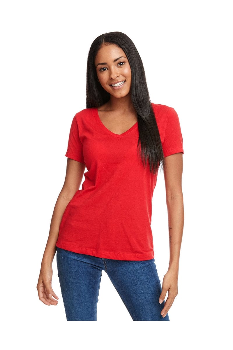 Next Level N1540: Ladies' Ideal V in Red