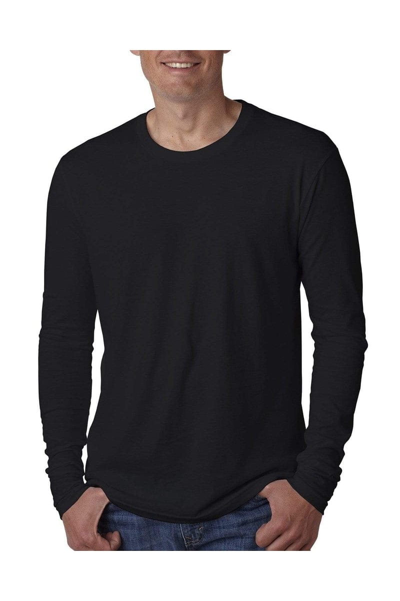 Next Level N3601: Men's Cotton Long-Sleeve Crew in 
