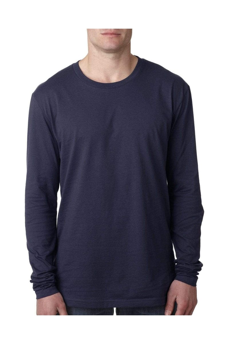 Next Level N3601: Men's Cotton Long-Sleeve Crew in 
