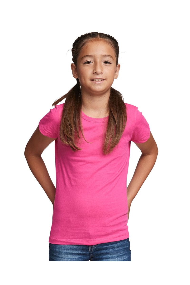 Next Level N3710: Youth Girls’ Princess T-Shirt in Raspberry