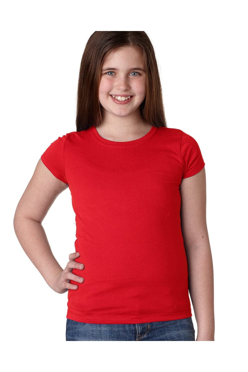 Next Level N3710: Youth Girls’ Princess T-Shirt in Red