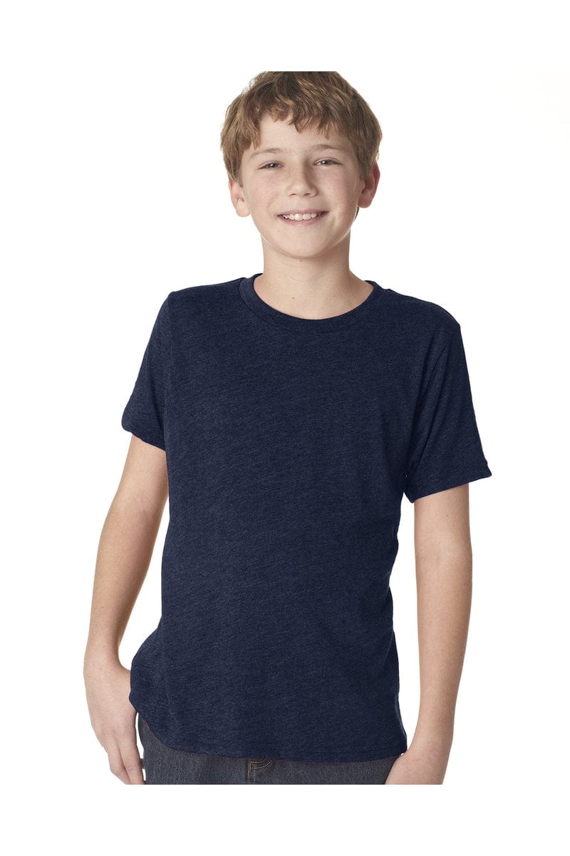 Next Level N6310: Youth Triblend Crew in Vintage Navy