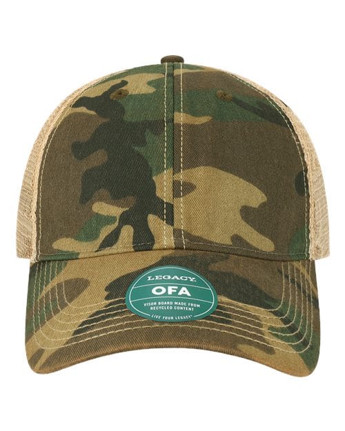 OFA-Old Favorite Trucker Cap in Army Camo/ Khaki