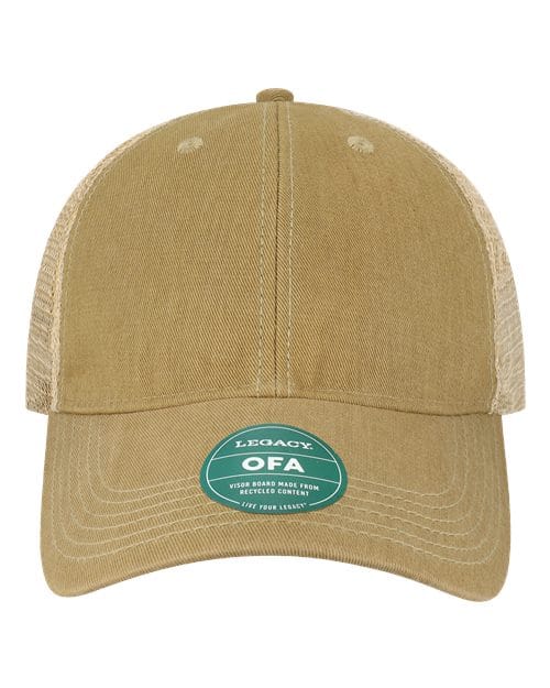 OFA-Old Favorite Trucker Cap in Khaki/ Khaki