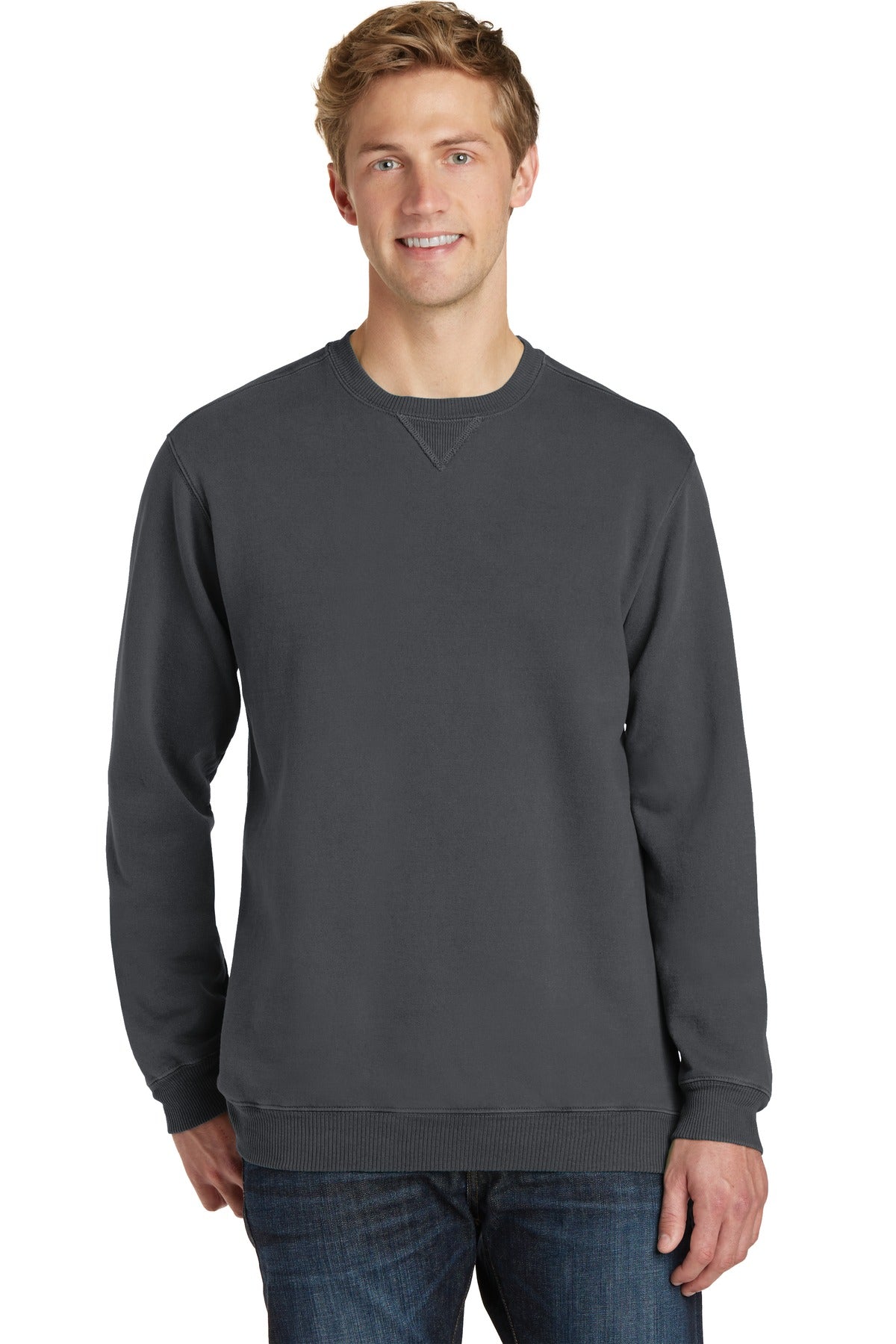 Port & Company ®  Beach Wash ™  Garment-Dyed Sweatshirt PC098