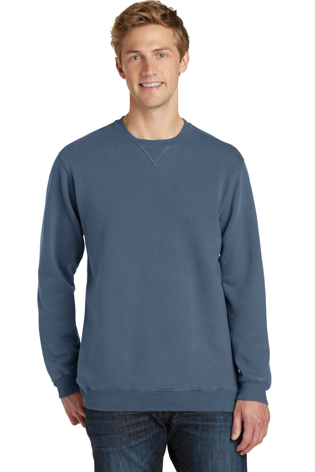 Port & Company ®  Beach Wash ™  Garment-Dyed Sweatshirt PC098