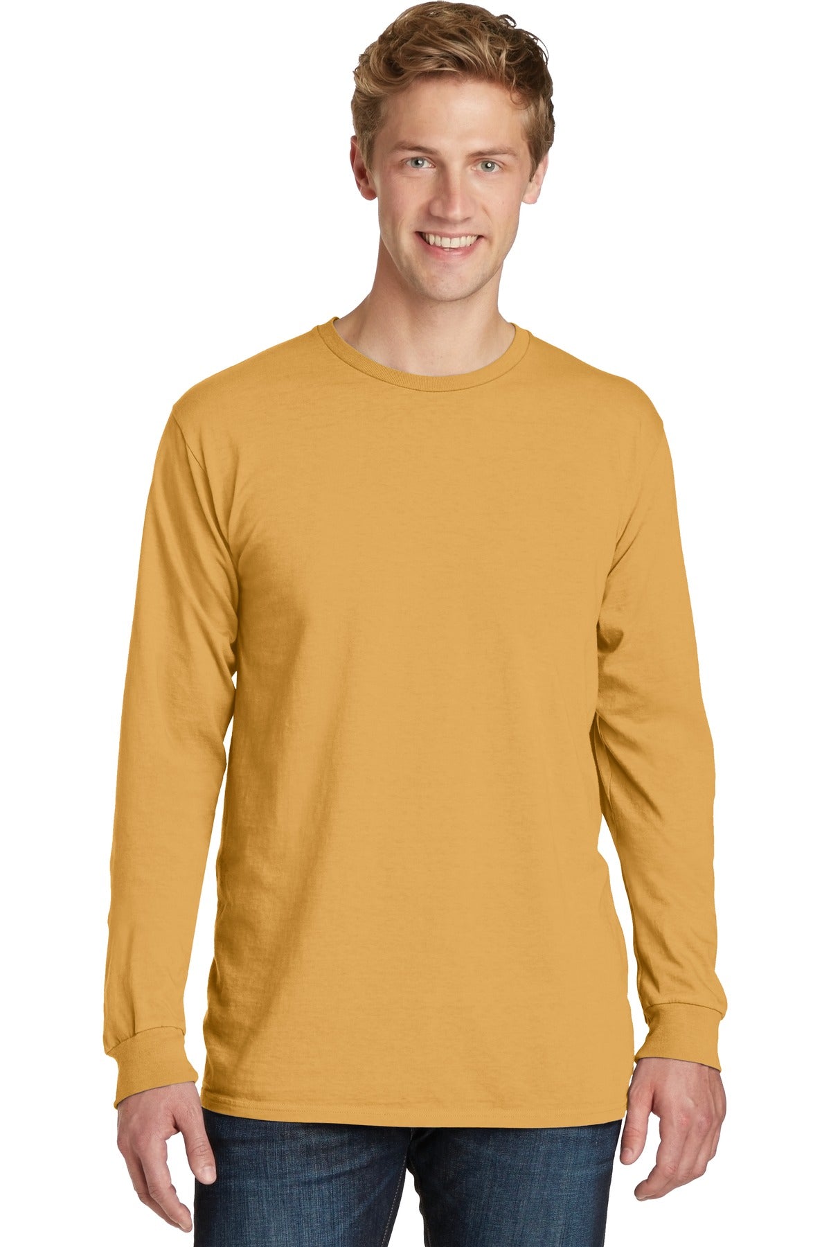 Port & Company ®  Beach Wash ™  Garment-Dyed Long Sleeve Tee PC099LS