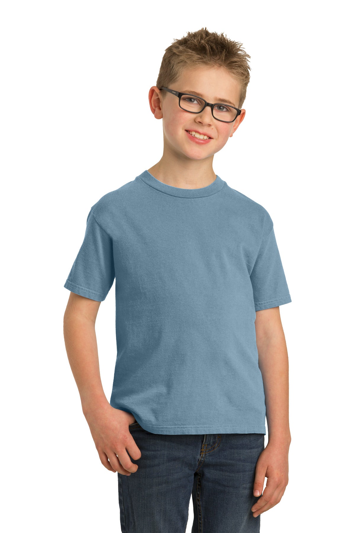 Port & Company ®  Youth Beach Wash ™  Garment-Dyed Tee. PC099Y