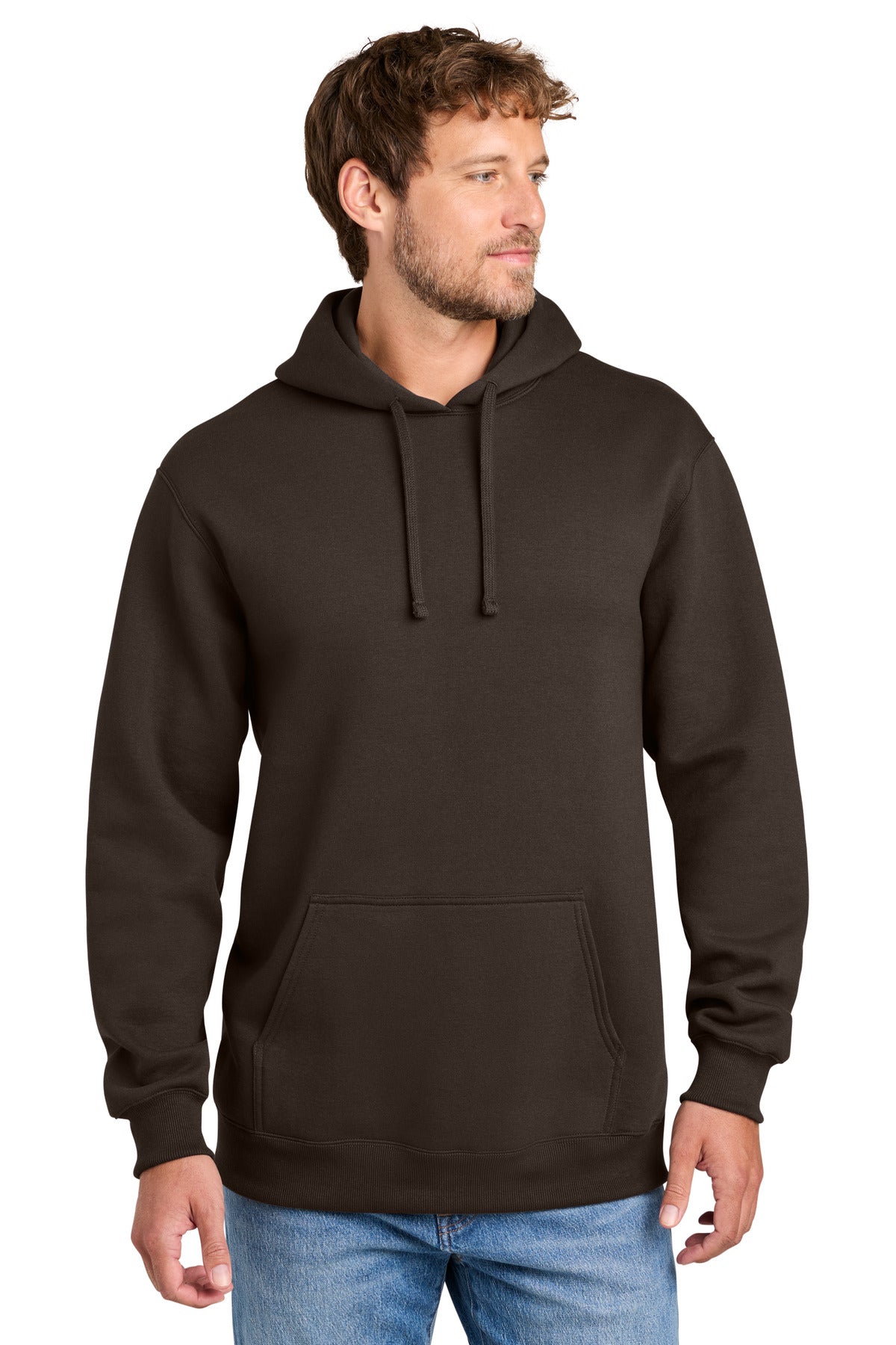 Port & Co PC170H Foundation Fleece Pullover Hooded Sweatshirt