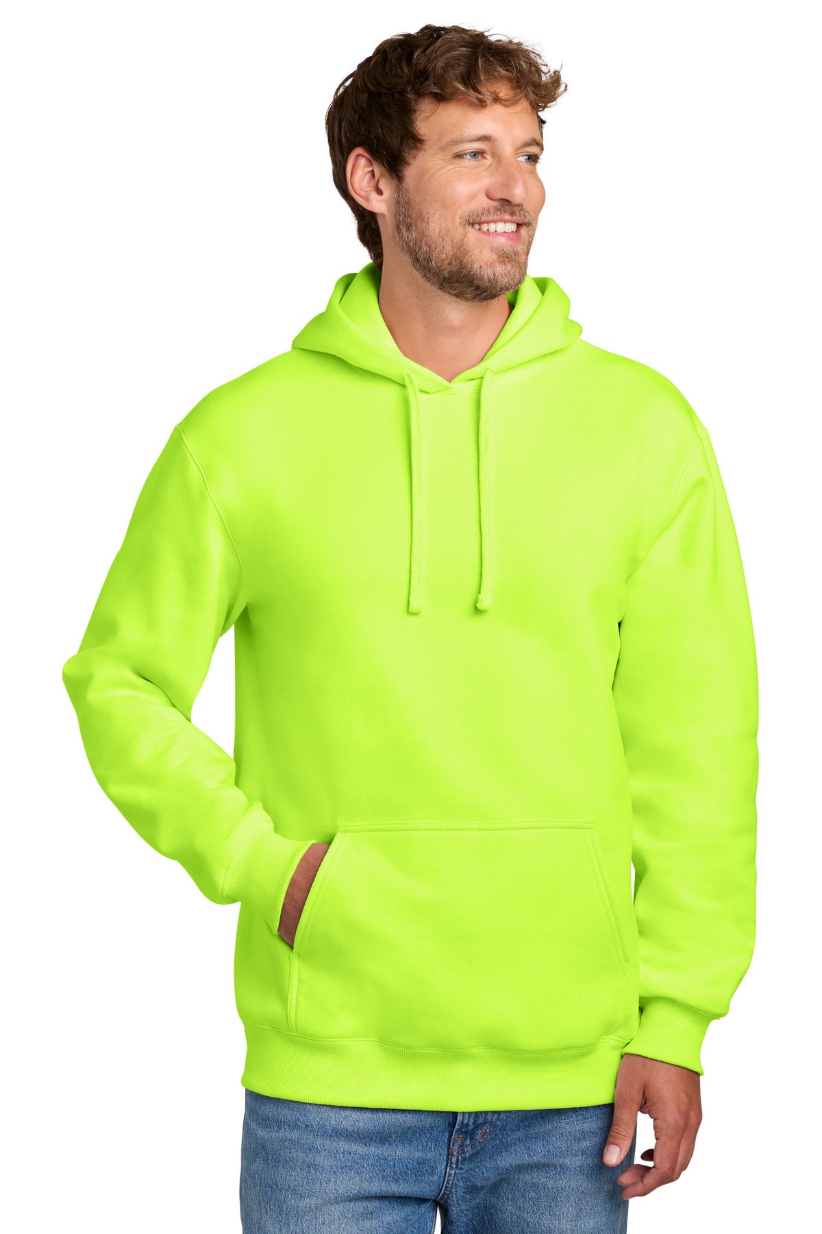 Port & Co PC170H Foundation Fleece Pullover Hooded Sweatshirt