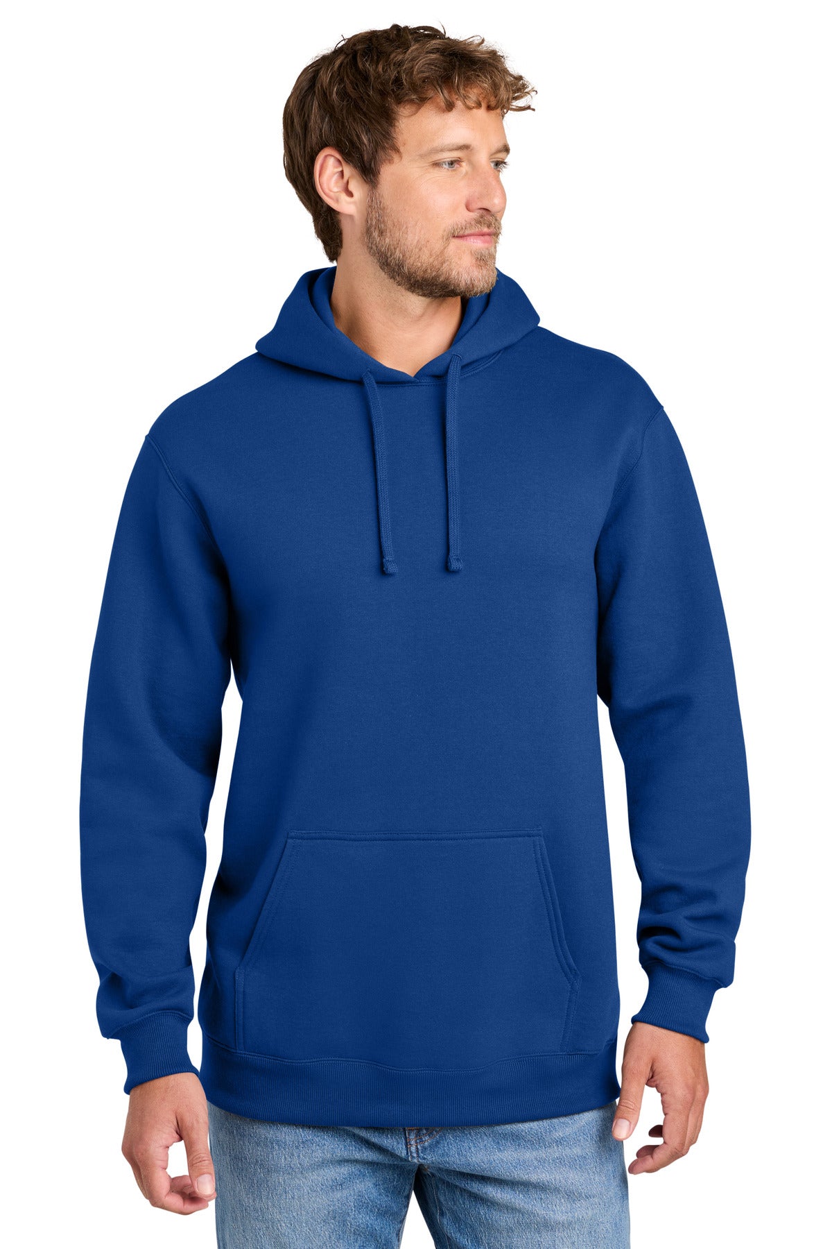 Port & Co PC170H Foundation Fleece Pullover Hooded Sweatshirt