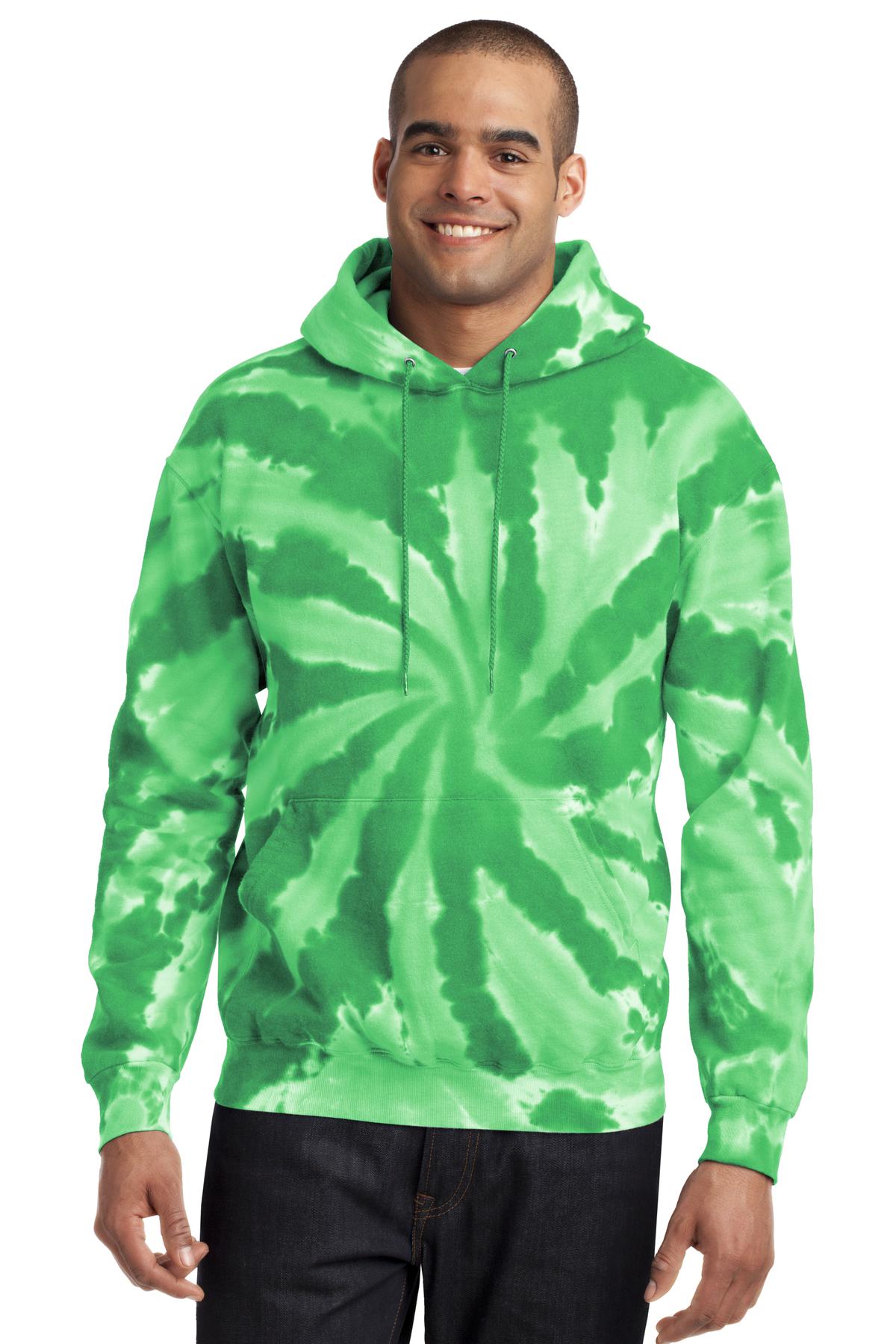 Port & Company ®  Tie-Dye Pullover Hooded Sweatshirt. PC146