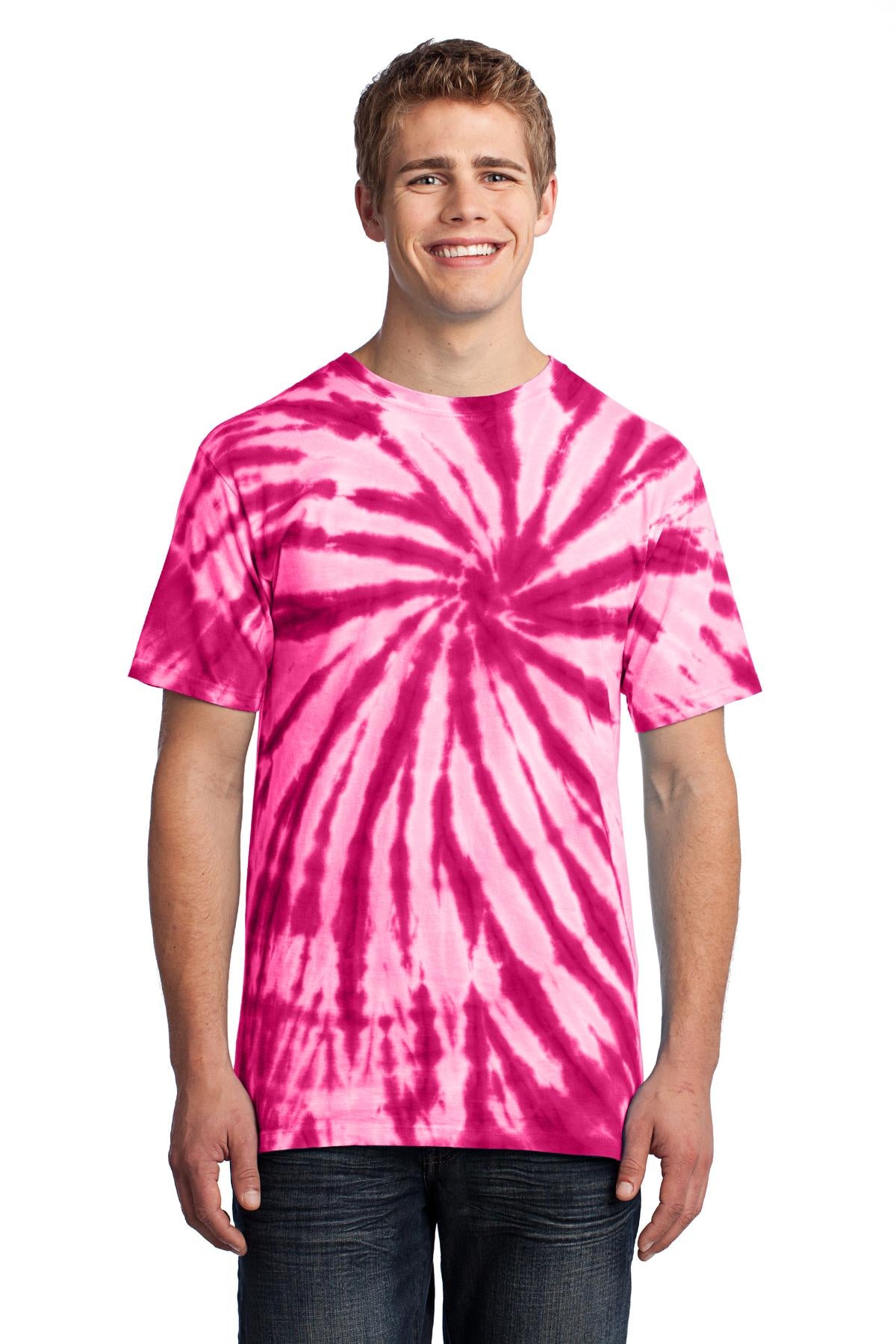 Port & Company ®  - Tie-Dye Tee. PC147, Basic Colors