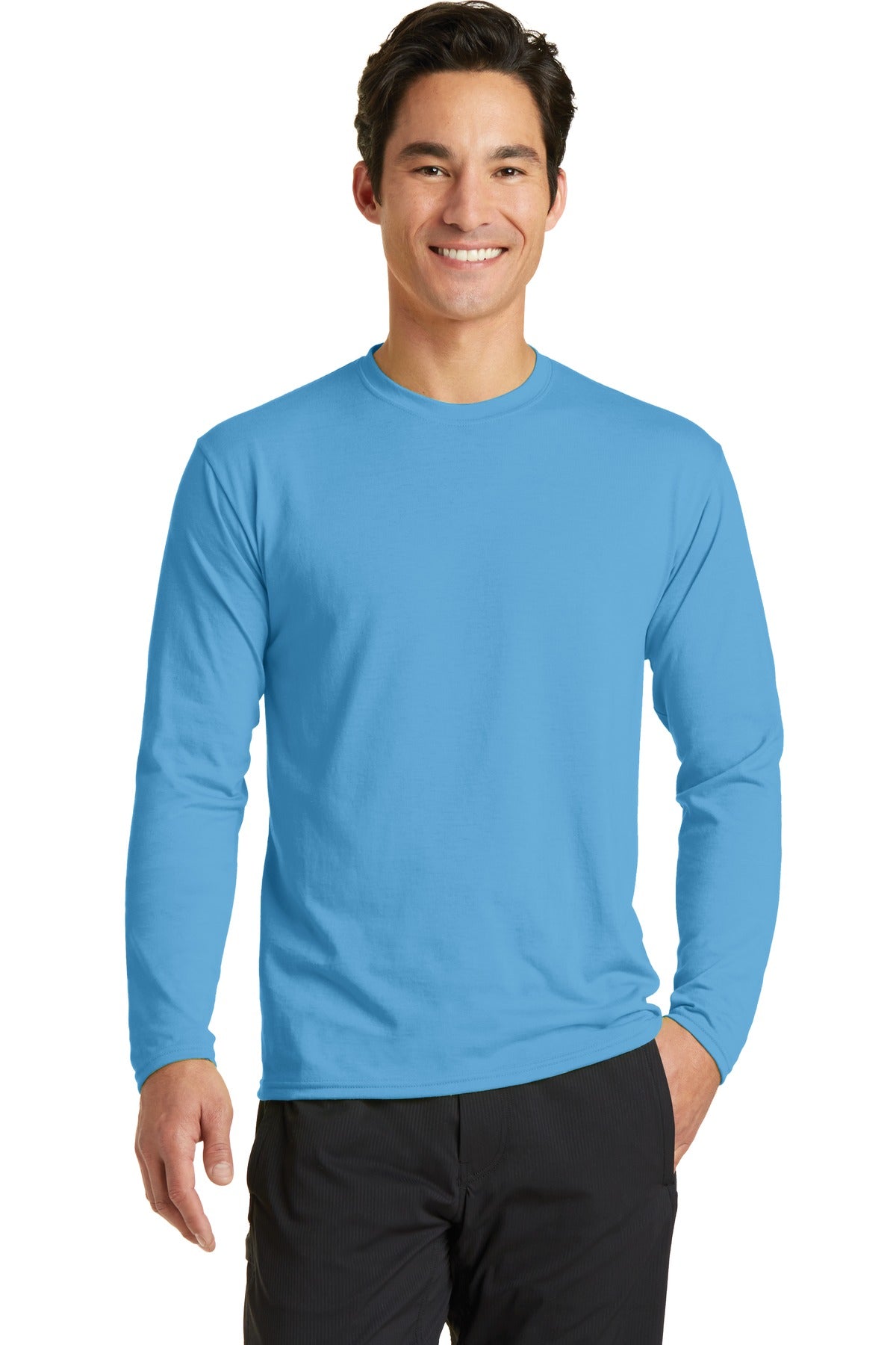 Port & Company ®  Long Sleeve Performance Blend Tee. PC381LS