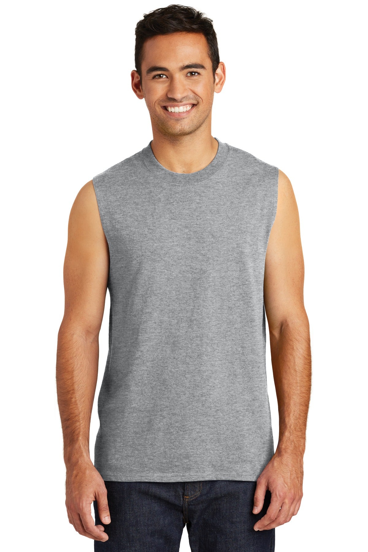 Port & Company  ®  Core Cotton Sleeveless Tee. PC54SL