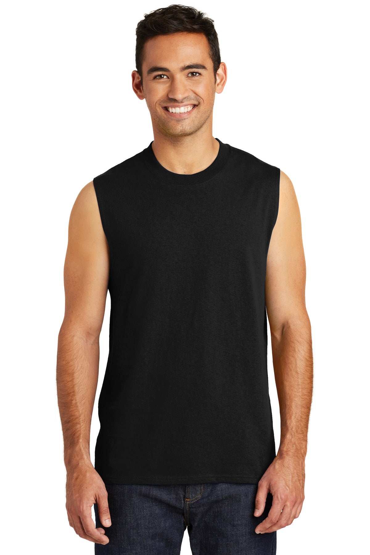 Port & Company  ®  Core Cotton Sleeveless Tee. PC54SL