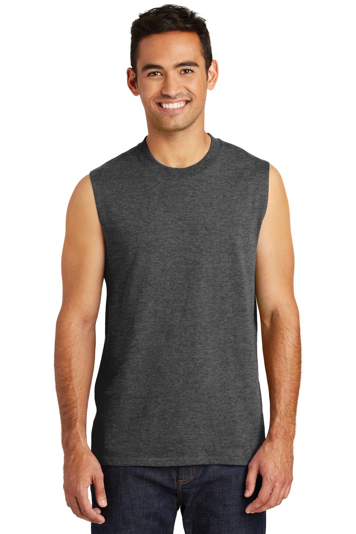 Port & Company  ®  Core Cotton Sleeveless Tee. PC54SL