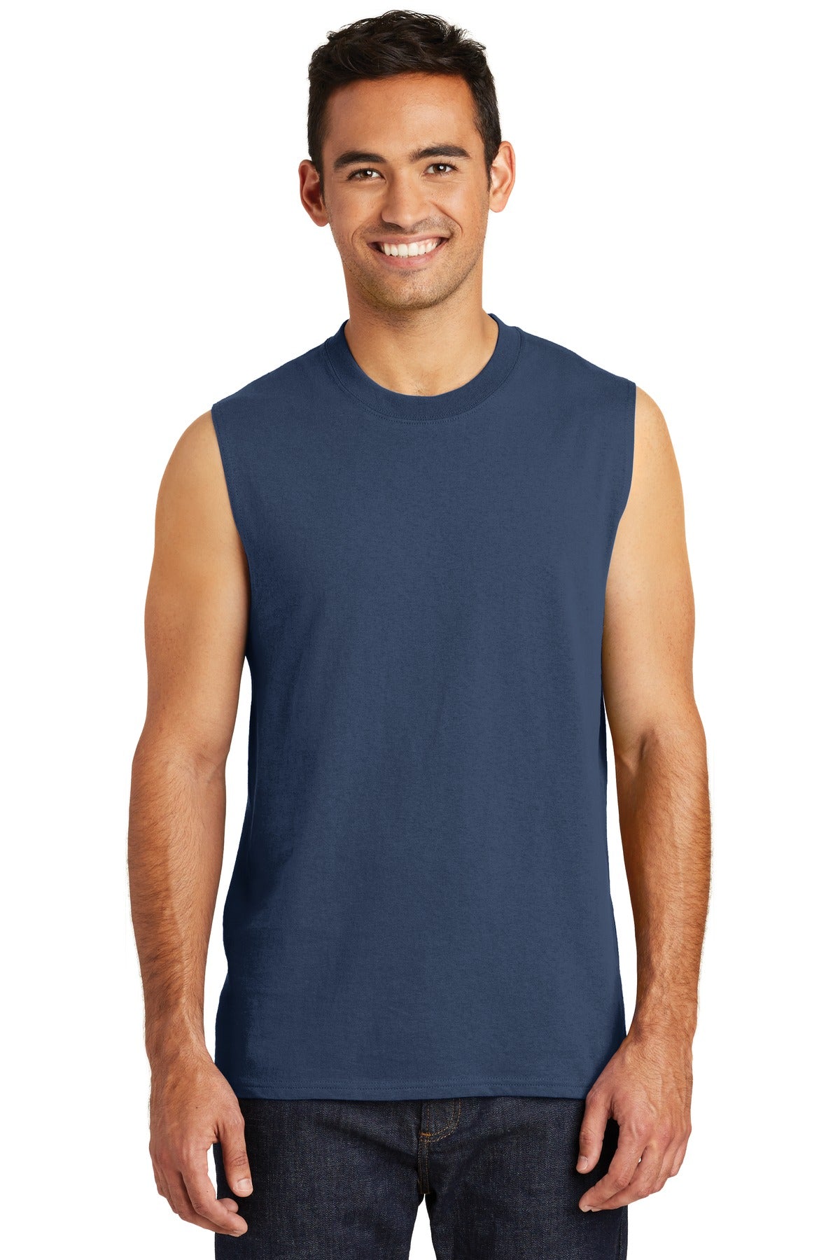 Port & Company  ®  Core Cotton Sleeveless Tee. PC54SL
