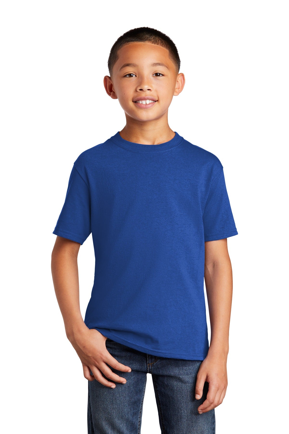 Port & Company ®  - Youth Core Cotton Tee. PC54Y, Traditional Colors