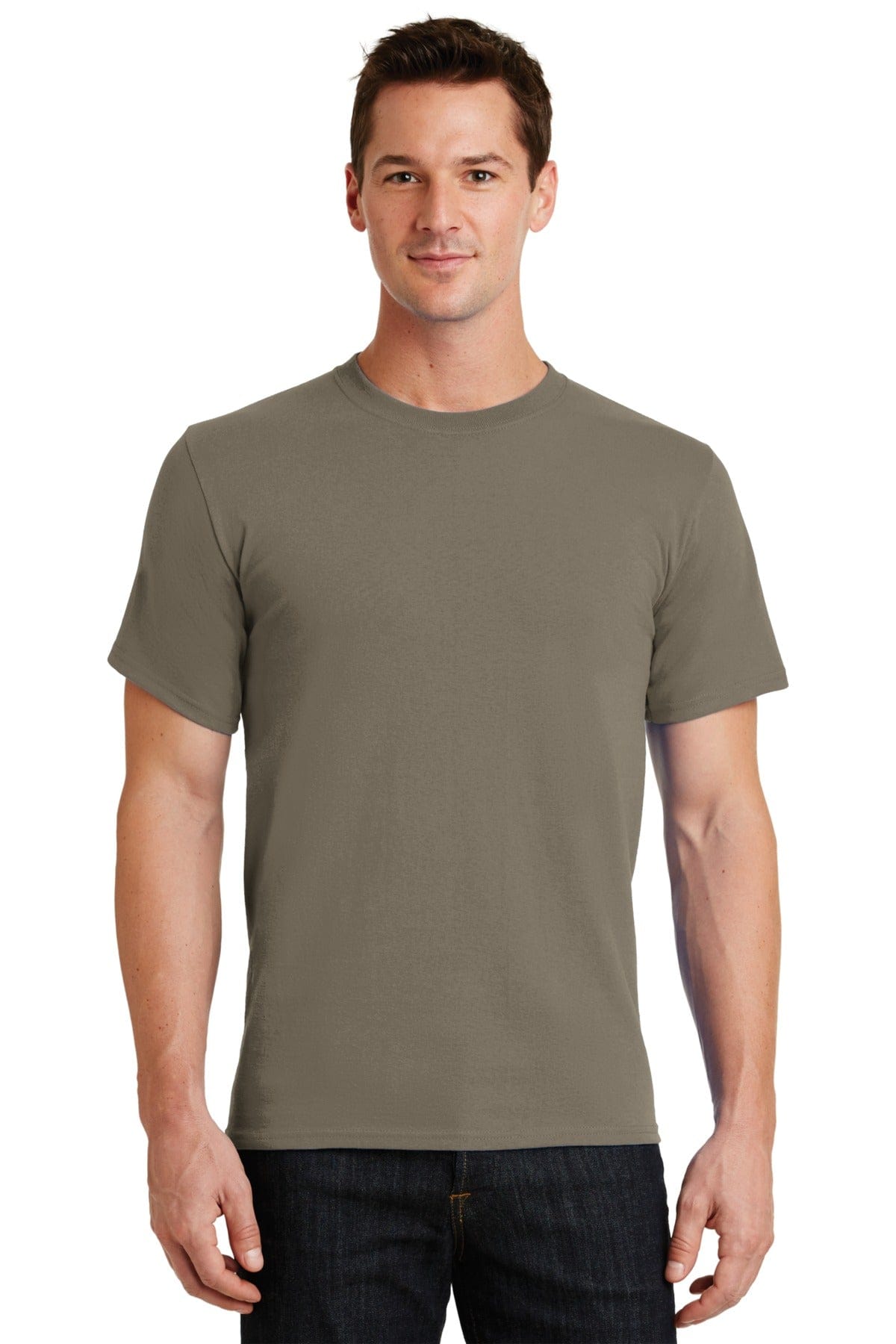 Port & Company T-Shirts S / Dusty Brown PC61 Port & Company Essential Tee