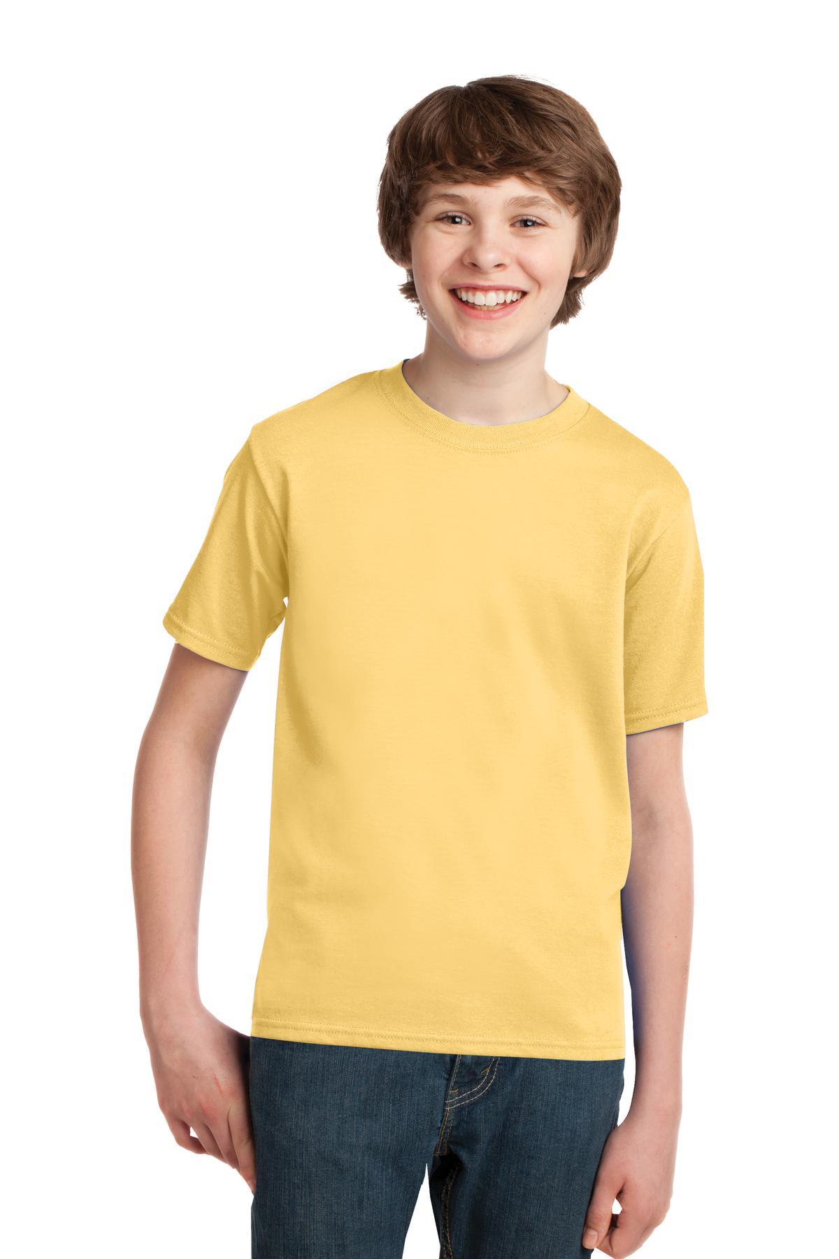Port & Company ®  - Youth Essential Tee. PC61Y, Basic Colors